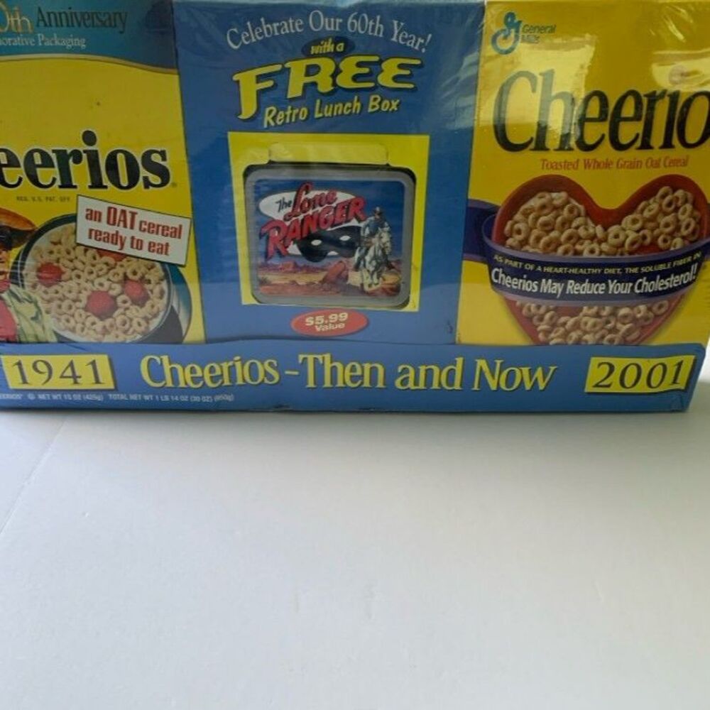 Cheerios Cereal Box Cut Outs Lone Ranger‎ Rides Again Mask Set Of Two - Picture 5 of 7